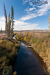 This is one of the first creeks crossed on the Dalton Highway itself, but I can't remember its name. From Dalton Highway in Alaska.