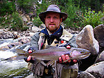 Mean-looking 17-inch rainbow. From the Gulkana River in Alaska.