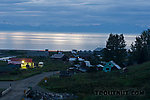 After finishing the Kenai float, I drove town to Homer.  Along the way was this view of the little fishing village of Ninilchik on Cook Inlet. From Ninilchik in Alaska.